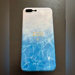 Moon River Oceanic Blue and White Case